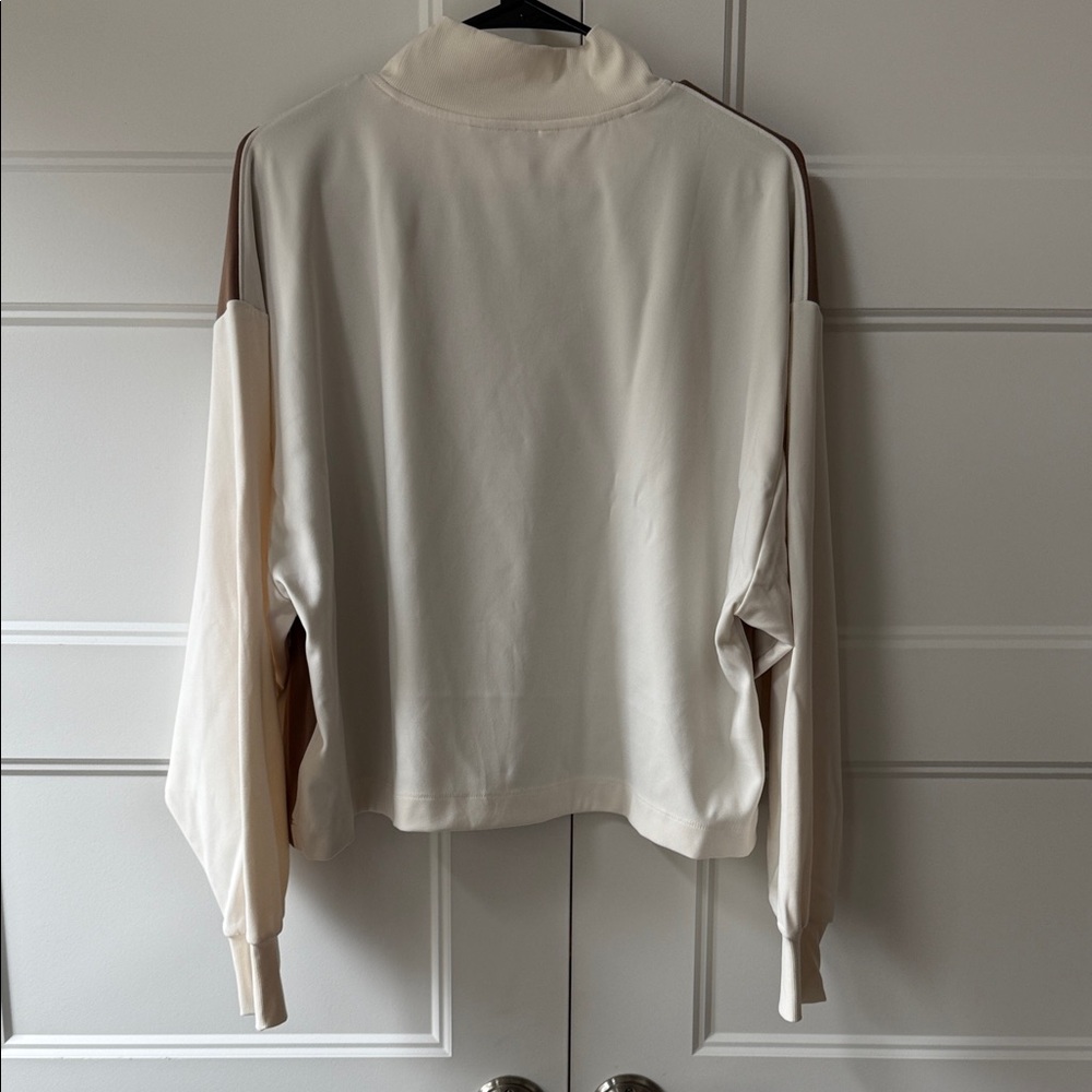 Athleta Brown and Cream Sweatshirt - Picture 7 of 8